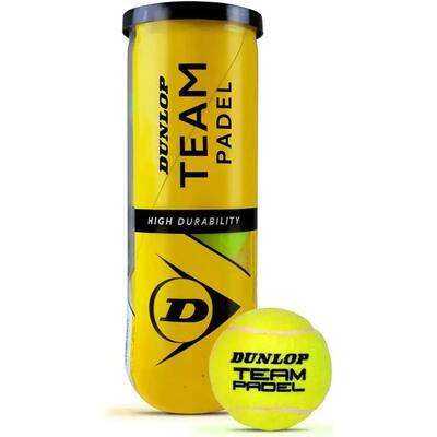 Team padel tennisballen (set van 3) (groen) einheitsgröße