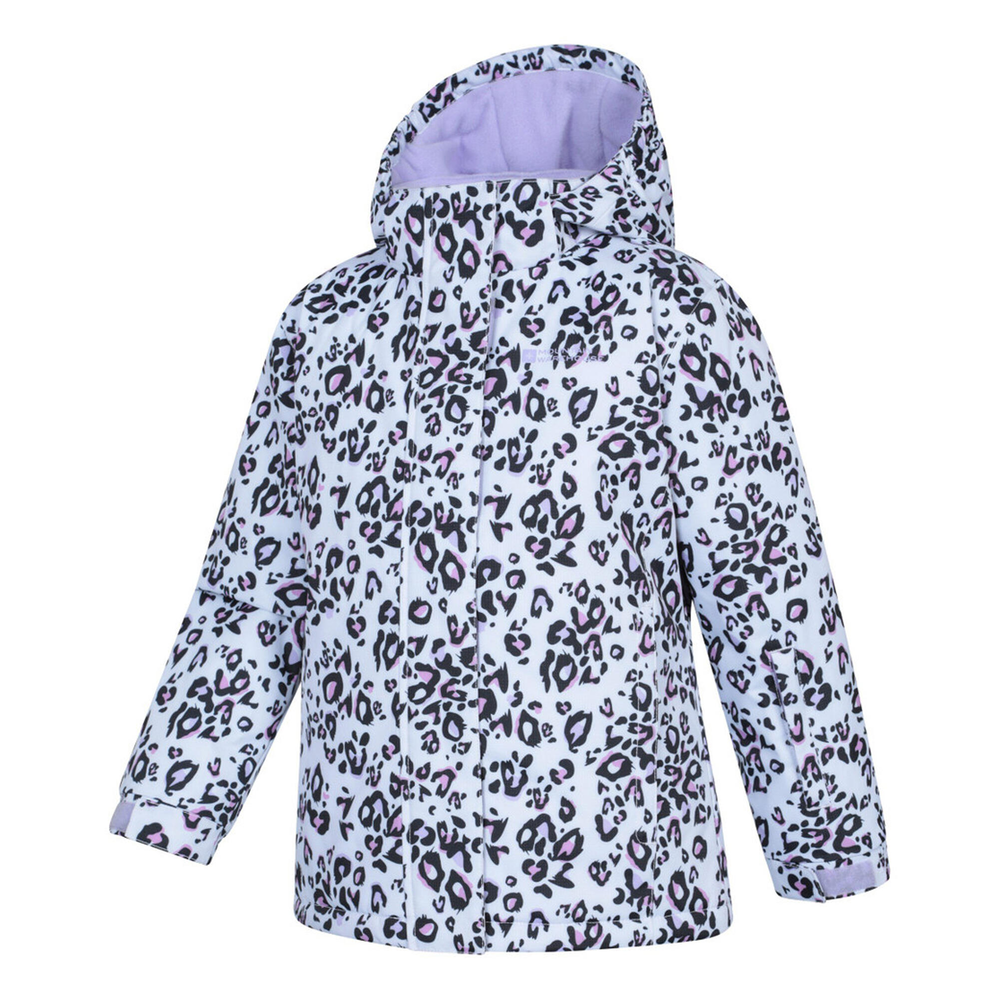 Skijacke Set für Kinder Flieder 3/4