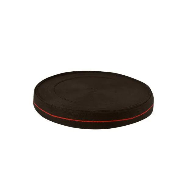 Rouleau de ceinture Marron avec un liseré rouge de 50 m Karaté Sporti 1/1