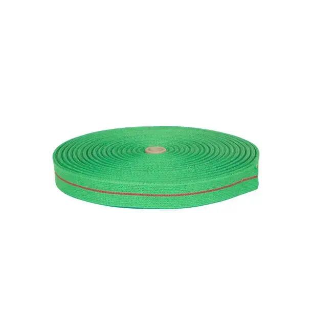 50 m green belt roll with a red trim Karate Sporti