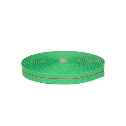 Rouleau de ceinture verte avec un liseré rouge de 50 m Karaté Sporti