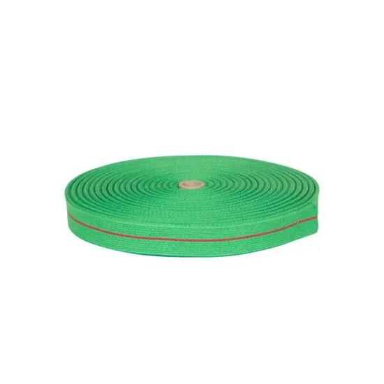 Rouleau de ceinture verte avec un liseré rouge de 50 m Karaté Sporti