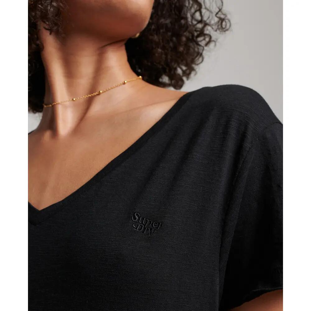 T-shirt Noir Femme Superdry Studios 3/3