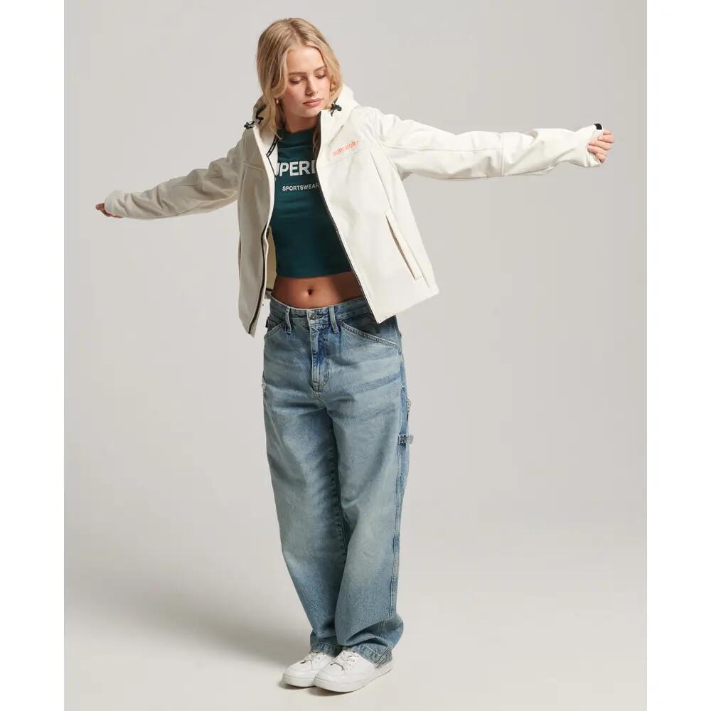 Veste imperméable à capuche softshell femme Superdry Code Trekker 2/6