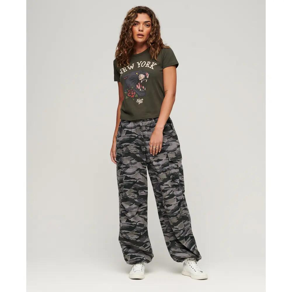 T-shirt femme Superdry Tattoo Graphic années 90 2/5