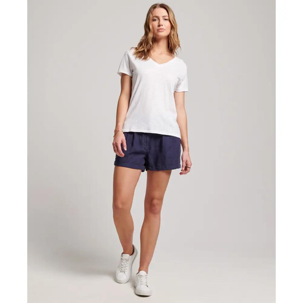 T-shirt col V brodé et flammé femme Superdry 2/3