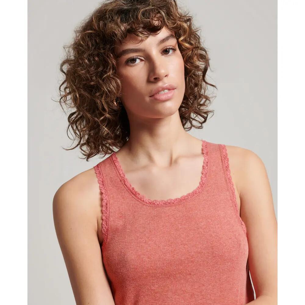 Débardeur avec liseré en dentelle femme Superdry 3/4
