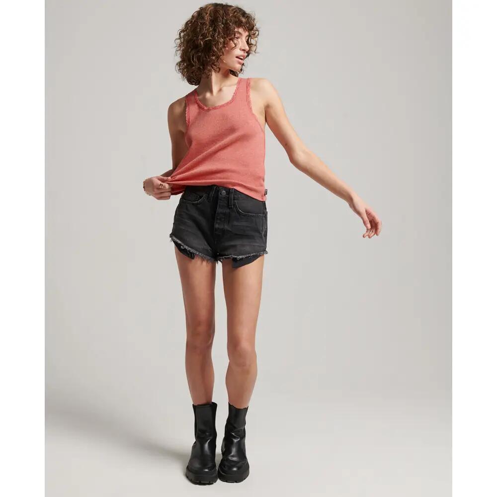 Débardeur avec liseré en dentelle femme Superdry 2/4