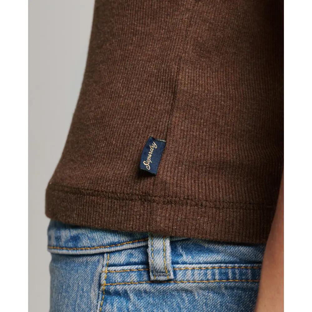 Débardeur avec liseré en dentelle femme Superdry 4/4