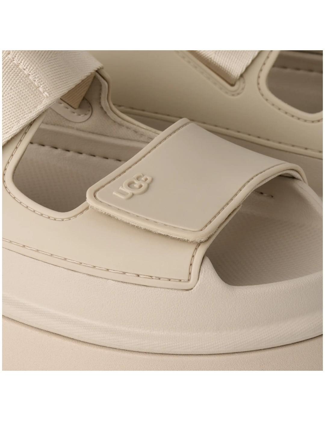 Sandales Plates Femme Ugg  Beige 6/6