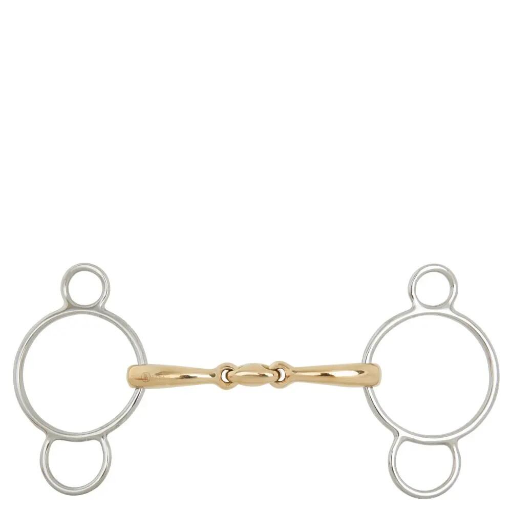 Pessoa bit for double-jointed horses BR Equitation Soft Contact