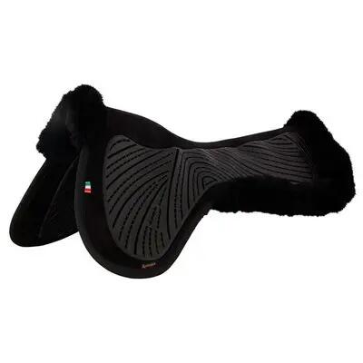 Amortisseur pour cheval avec soft gel en peau de mouton BR Equitation Twin Sided