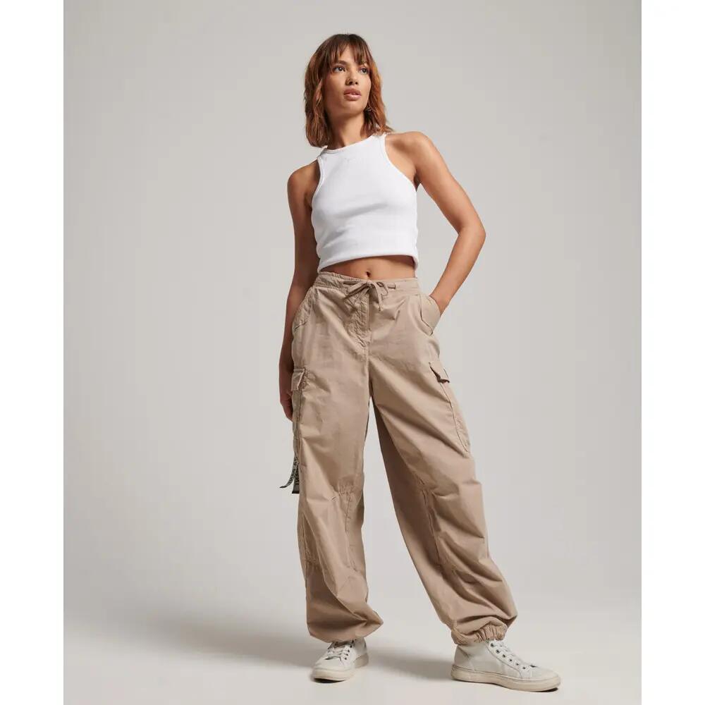 Pantaloni paracadute larghi da donna Superdry 2/7