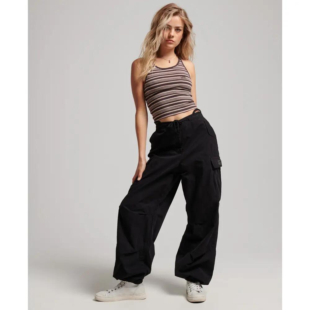 Pantalon baggy parachute femme Superdry 2/7