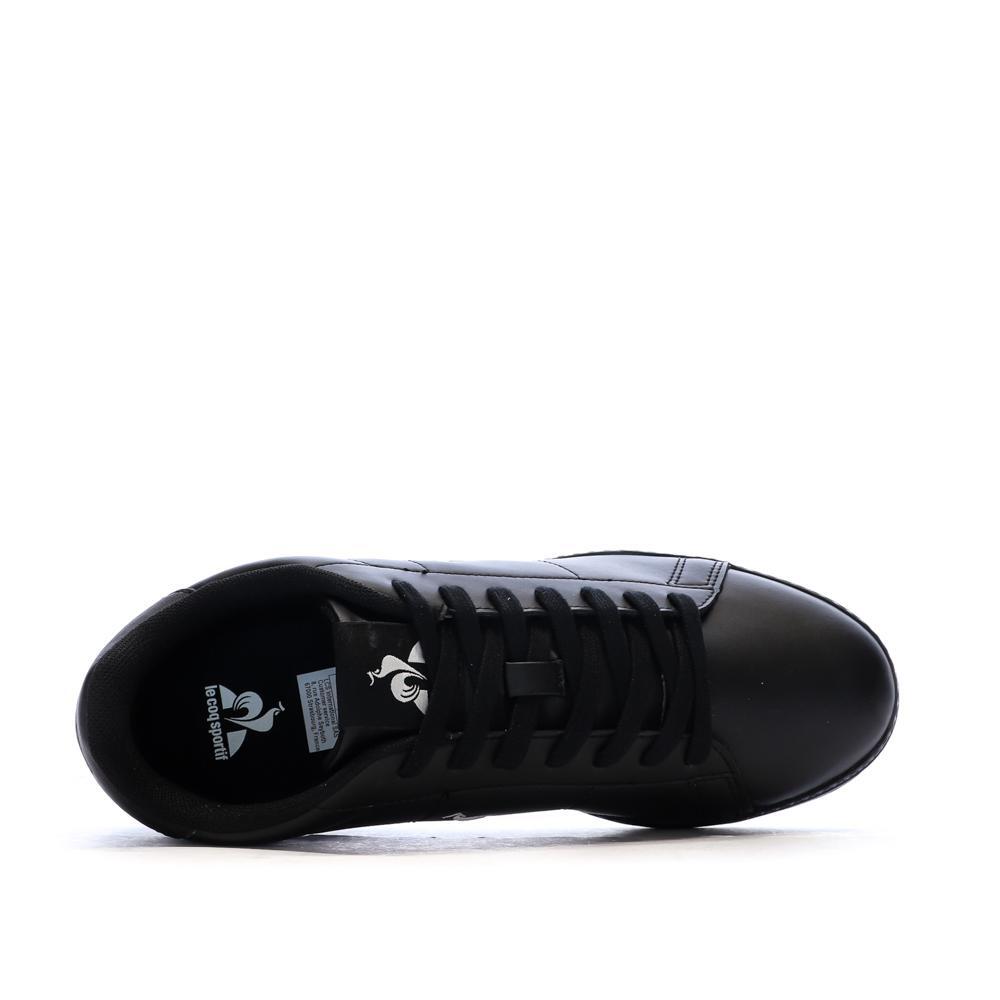 Baskets Noires Homme Le Coq Sportif Courtset 4/7
