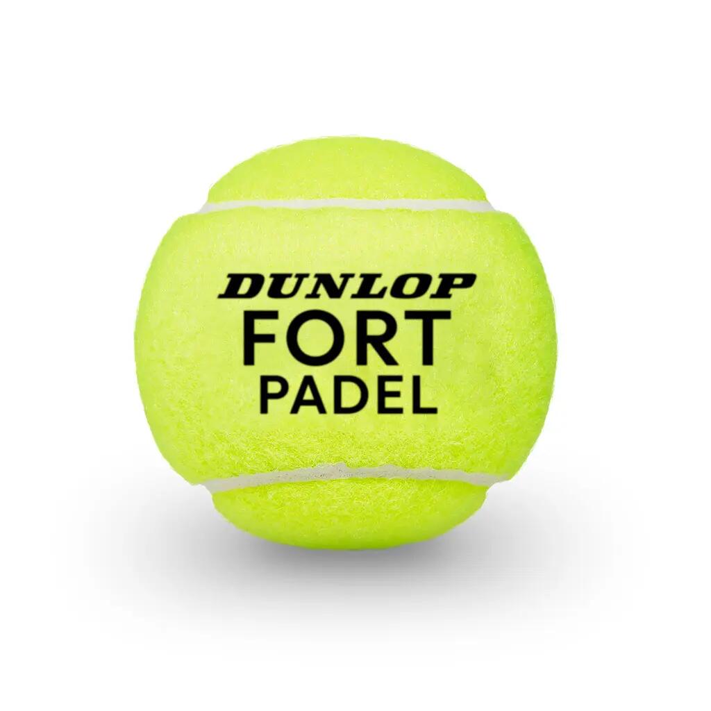 Tube mit 3 Padel-Bällen Dunlop Padel Fort 2/2