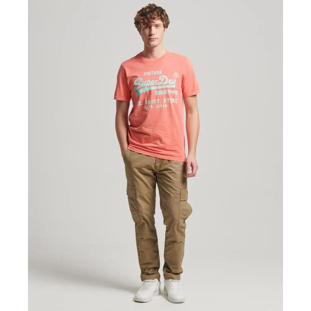 Fluorescerend T-shirt Superdry Vintage Logo 3/5