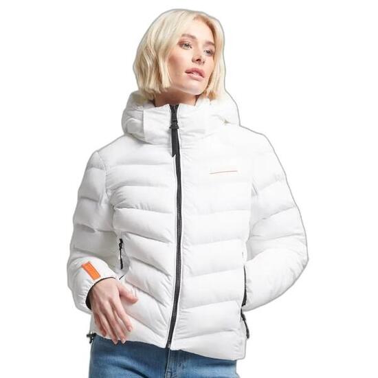 Piumino con cappuccio in microfibra da donna Superdry
