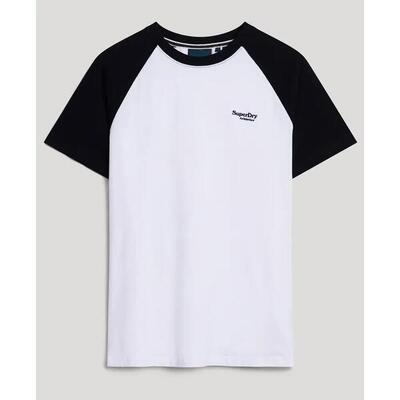 Baseball t-shirt met biologisch katoenen logo superdry essential
