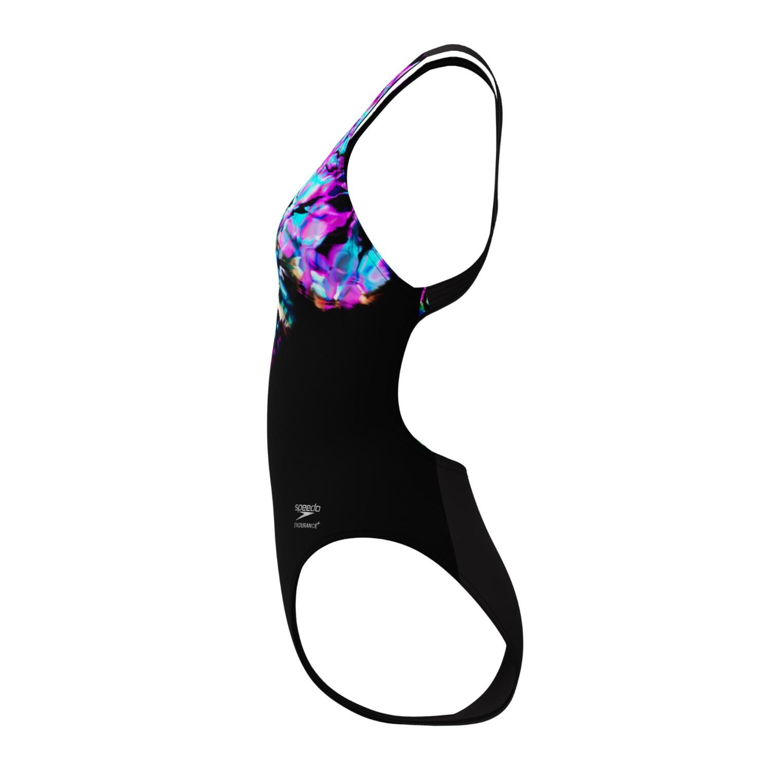 Speedo Club Training Bedruckter Powerback Badeanzug Damen 6/6