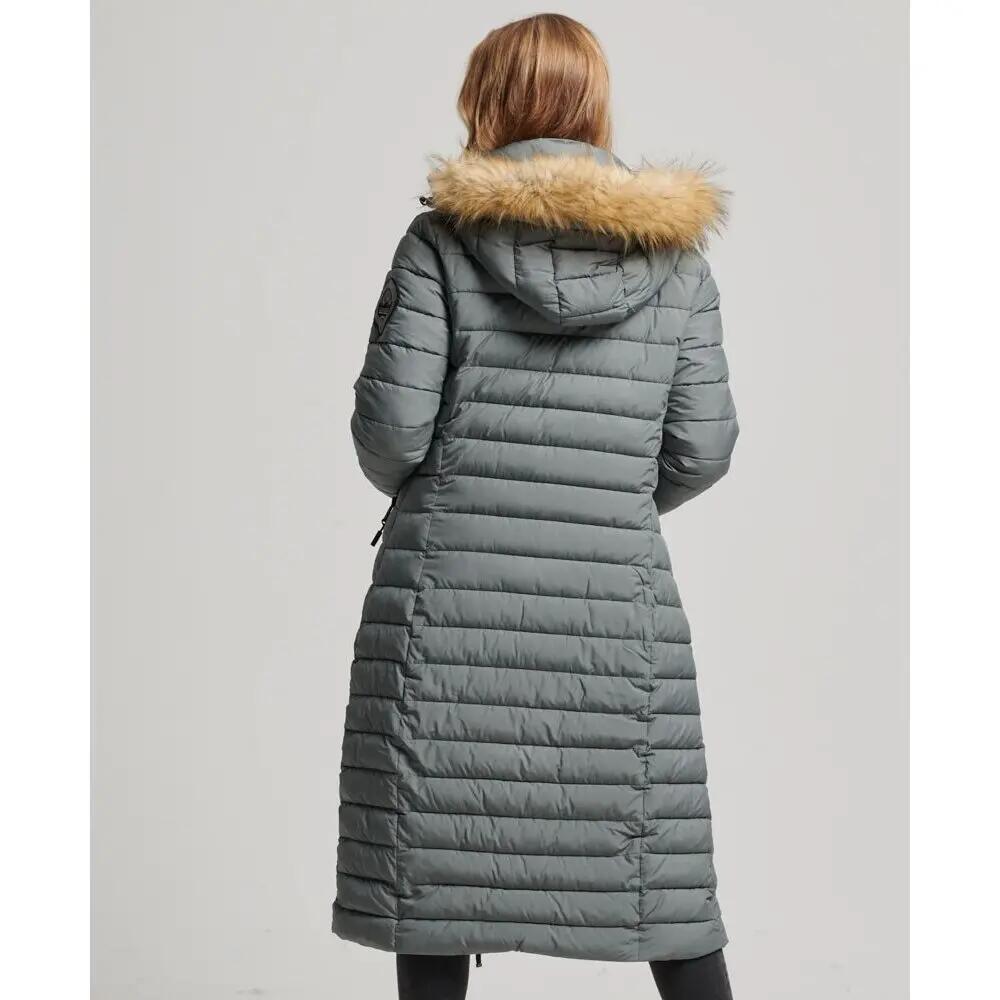 Doudoune longue à capuche femme Superdry Fuji 3/5