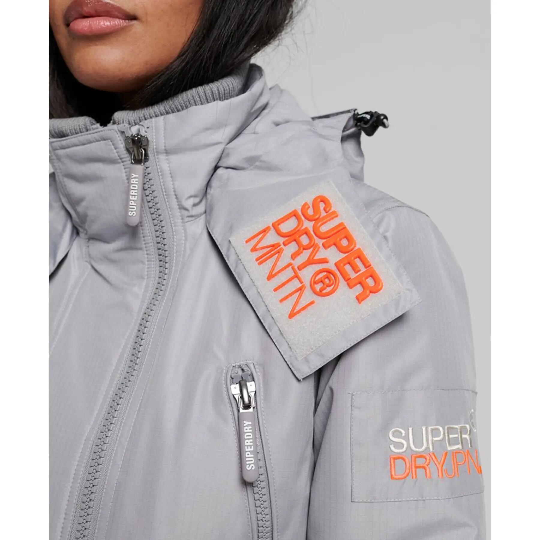 Superdry Giacca invernale - black grid optic/nero