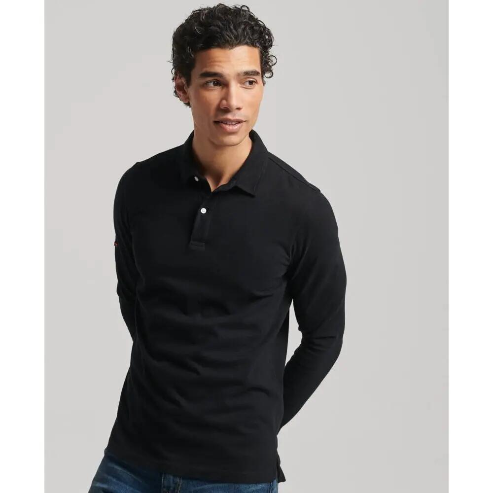 Polo manches longues en jersey Superdry Studios 2/4