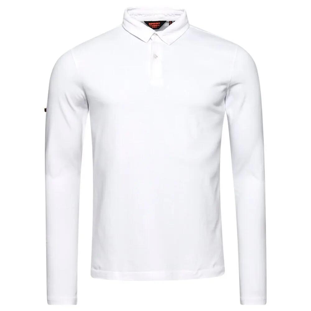 Long-sleeved jersey polo shirt Superdry Studios