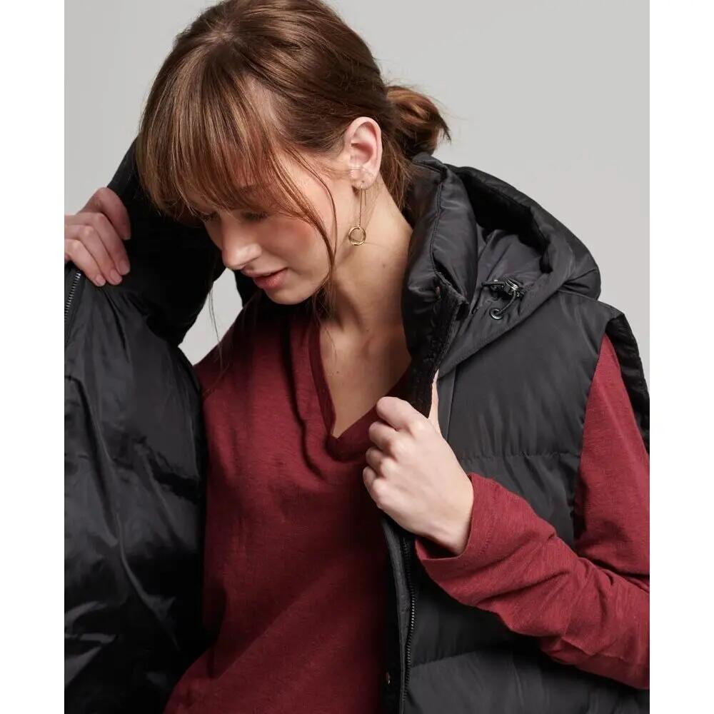 Donsjack zonder capuchon voor dames, lang en zonder mouwen Superdry 5/5