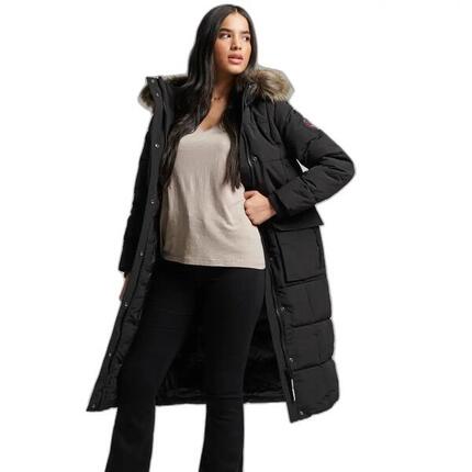 Lange Daunenjacke Damen Superdry Everest