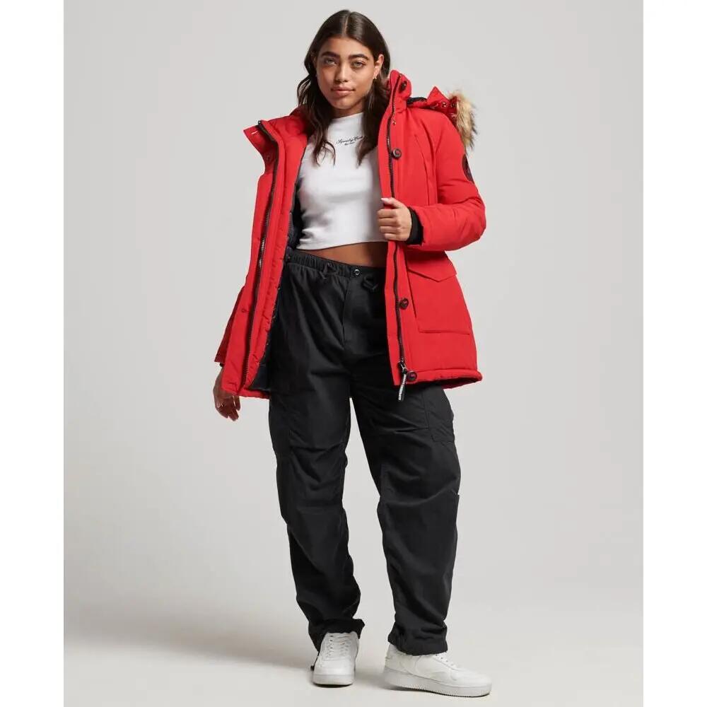 Parka à capuche avec fourrure synthétique femme Superdry Everest 3/6