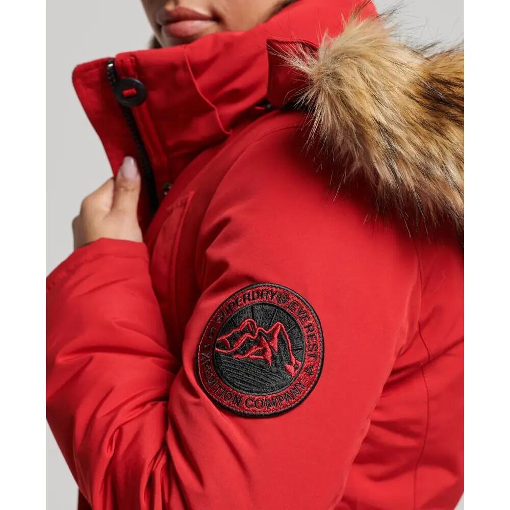Parka à capuche avec fourrure synthétique femme Superdry Everest 5/6