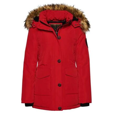 Parka à capuche avec fourrure synthétique femme Superdry Everest