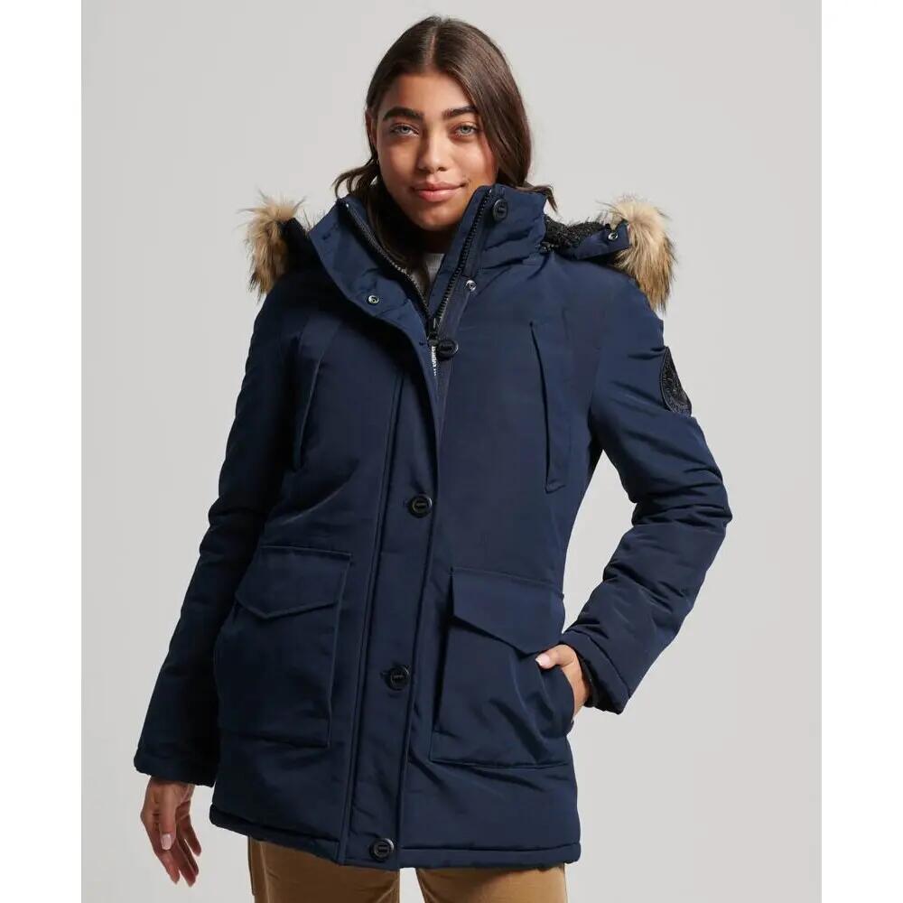 Parka à capuche avec fourrure synthétique femme Superdry Everest 3/6