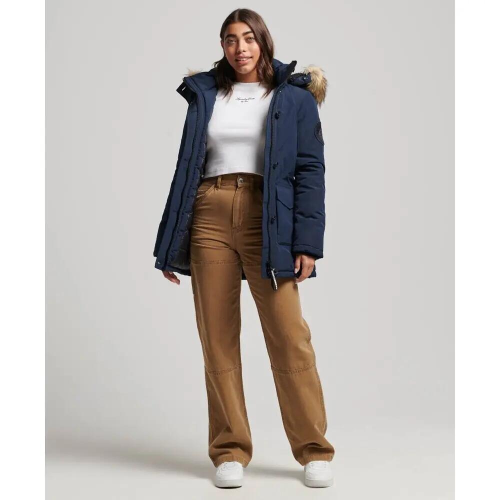 Parka à capuche avec fourrure synthétique femme Superdry Everest 2/6
