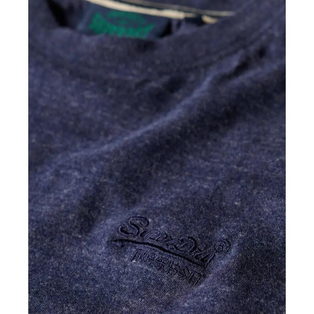 T-shirt Bleu Homme Superdry Vintage LogoR6T 5/7