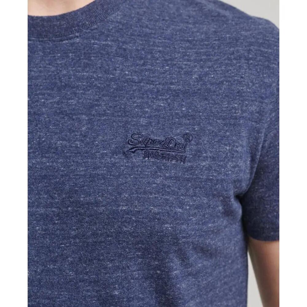 T-shirt Bleu Homme Superdry Vintage LogoR6T 7/7