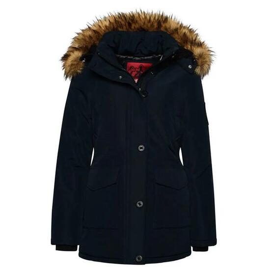 Parka à capuche avec fourrure synthétique femme Superdry Everest