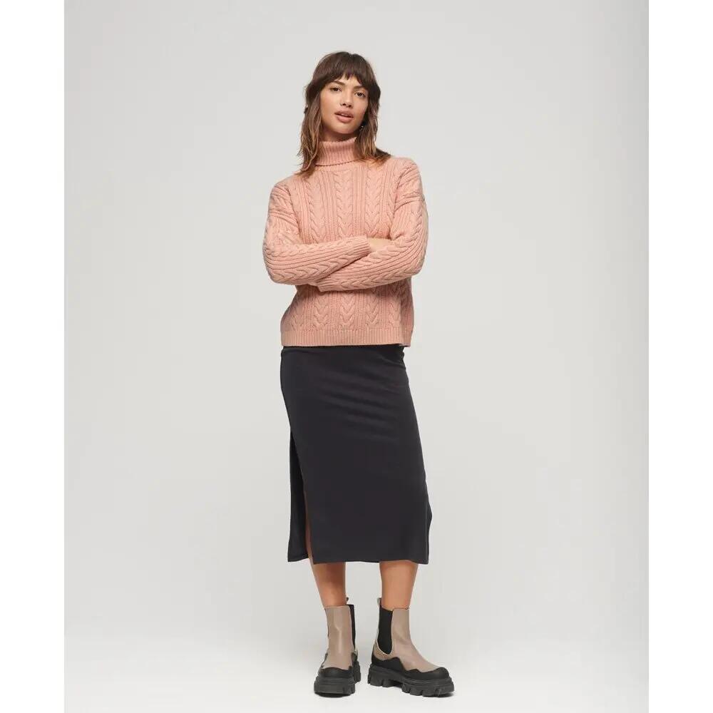 Pull col roulé à épaules tombantes femme Superdry 3/5