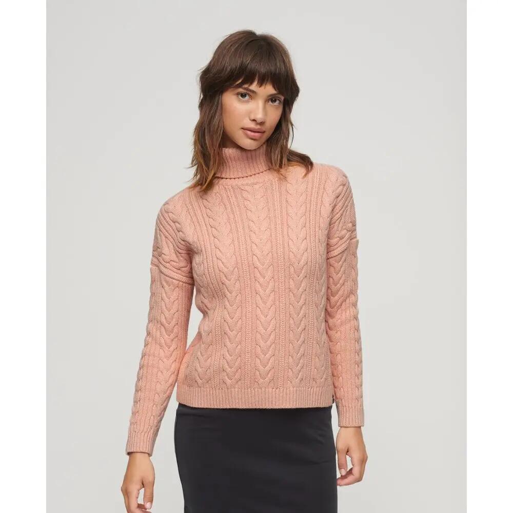 Pull col roulé à épaules tombantes femme Superdry 2/5