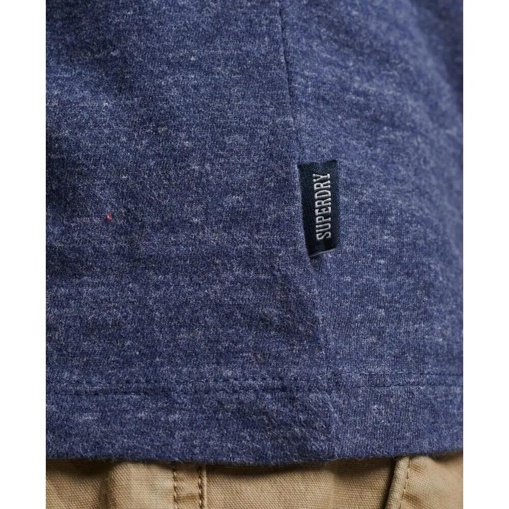 T-shirt Bleu Homme Superdry Vintage LogoR6T 4/7