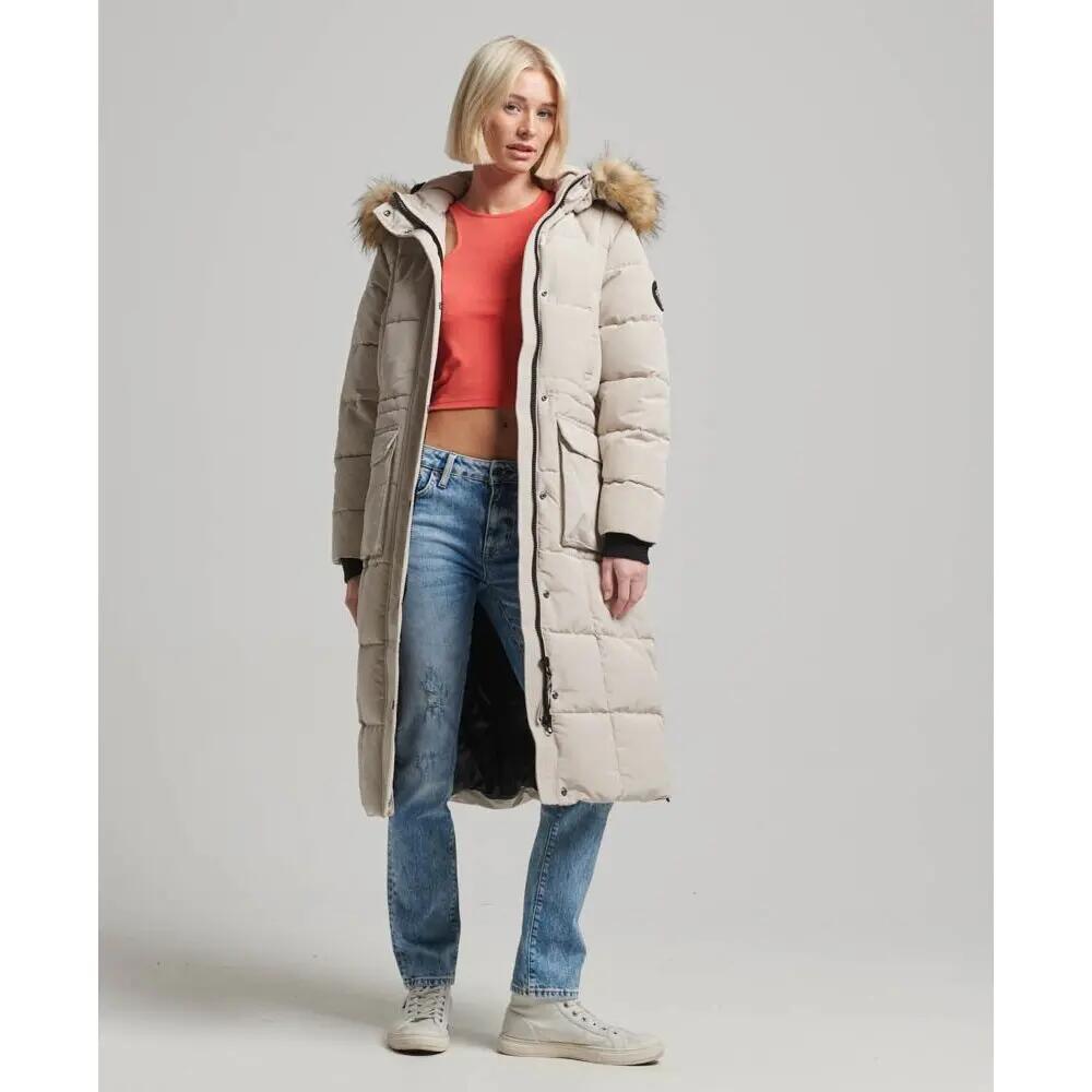 Doudoune longue femme Superdry Everest 2/5