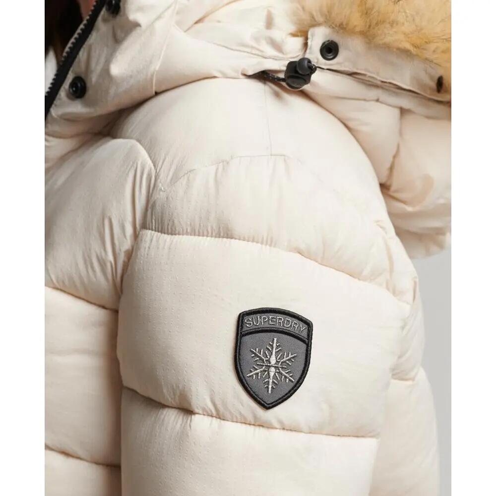 Doudoune courte à capuche avec fausse fourrure femme Superdry 6/6