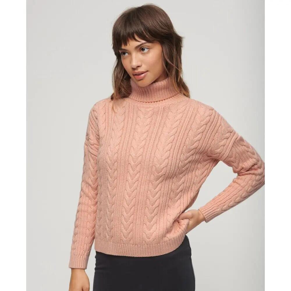 Pull col roulé à épaules tombantes femme Superdry 4/5