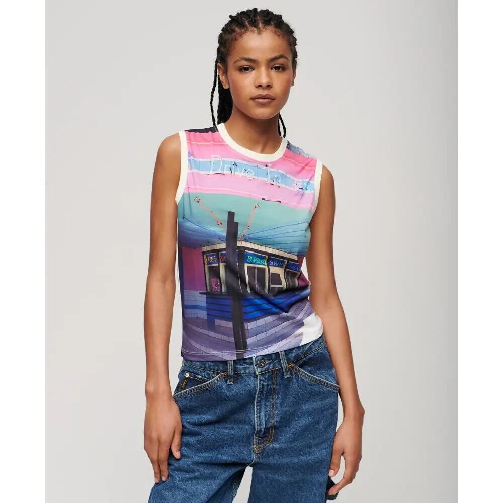 Débardeur femme Superdry Sub Print 2/6