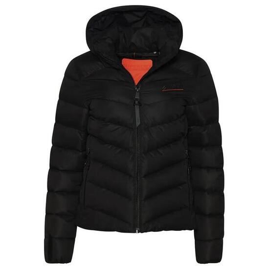 Piumino con cappuccio in microfibra da donna Superdry