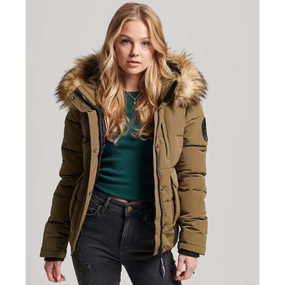 Giacca imbottita da donna con cappuccio Superdry Everest 3/6
