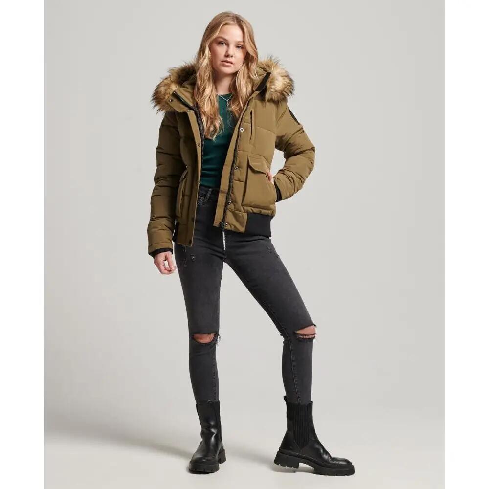 Giacca imbottita da donna con cappuccio Superdry Everest 2/6