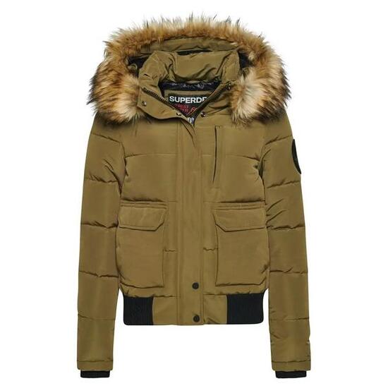 Giacca imbottita da donna con cappuccio Superdry Everest
