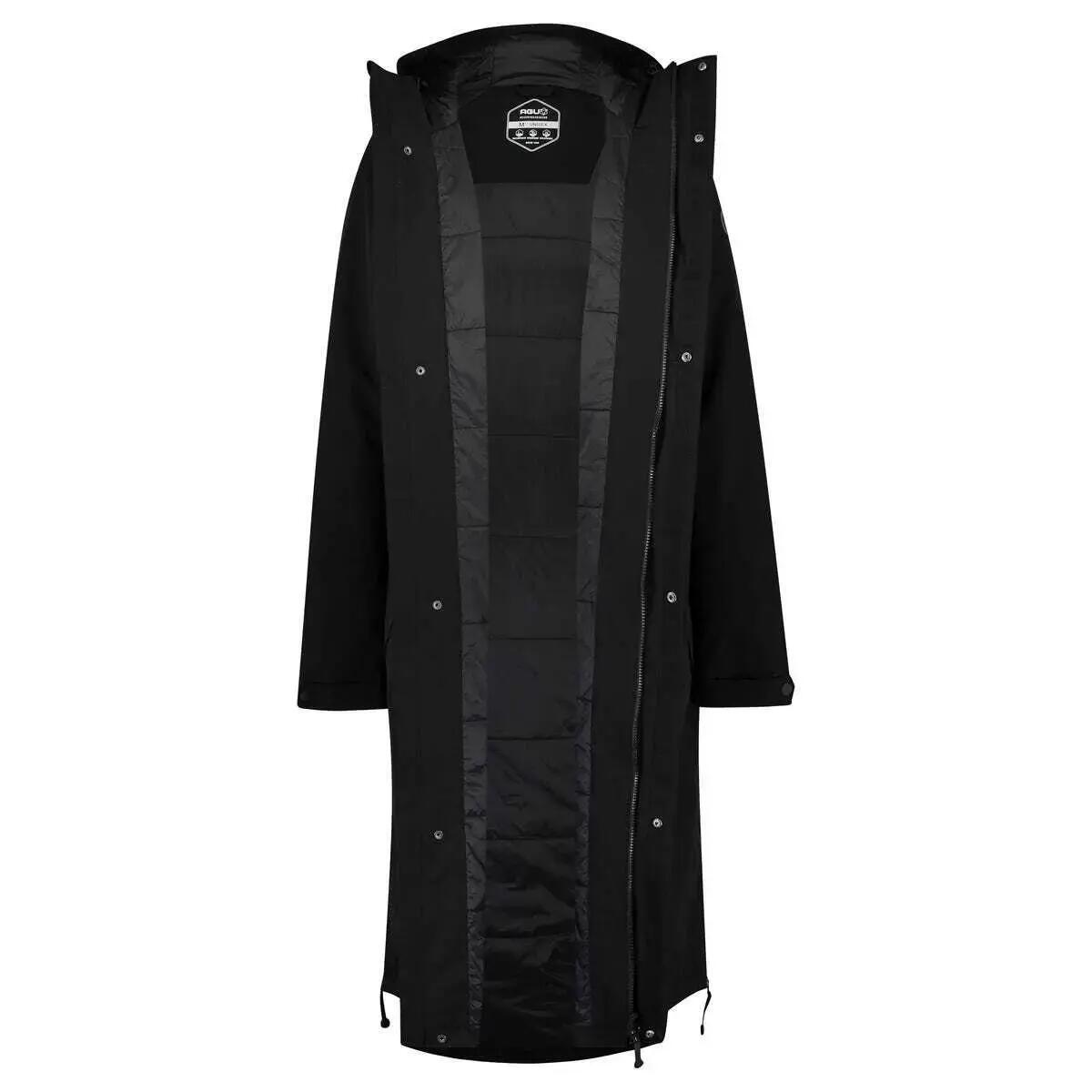 Winterregenjas fietsen unisex City Slicker waterdicht, winddicht zwart 2/7